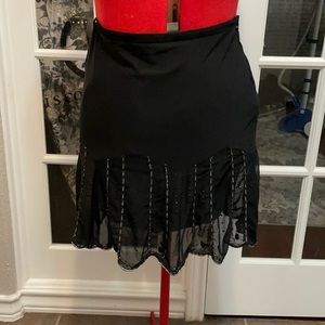 Beaded sexy plus size skirt
